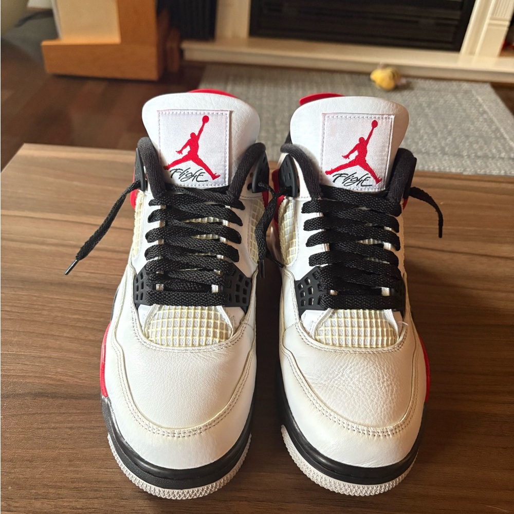 Jordan 4 Retro “Red Cement”. Size 8